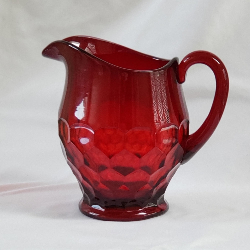 VINTAGE! Ruby Red Pitcher by Duncan Miller